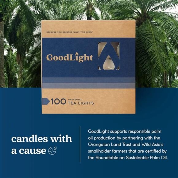 Natural Candles Paraffin-Free Tea Lights / 100-count Box - Picture 4 of 7